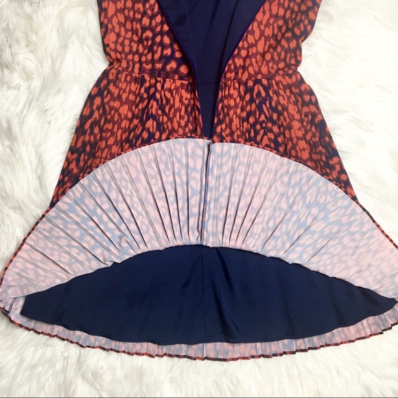 Anthropologie Wren Leopard Print Pleated Dress - Picture 5 of 7